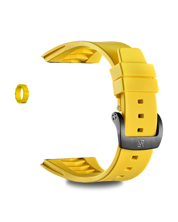 Apple Watch Band - Yellow Rubber - 5020