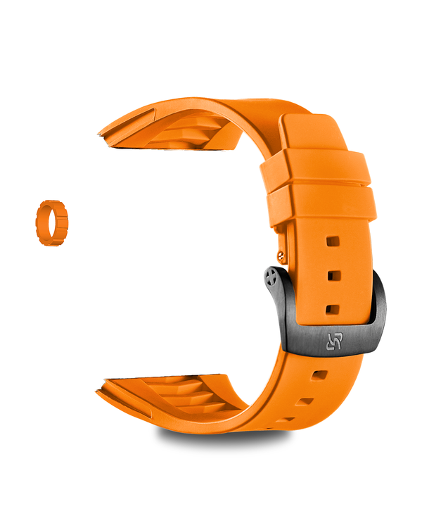 Apple Watch Band - Orange Rubber - 5020